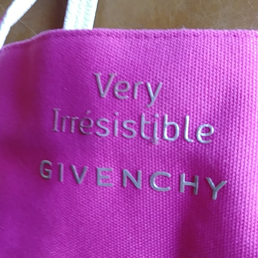 Givenchy pink canvas tote shoulder purse travel shopping beach bag - Picture 4 of 12